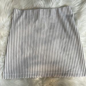 Pinstripe miniskirt